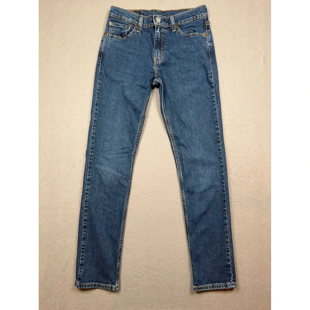 Levis‎ 511 Slim Fit Mens Jeans Blue Medium Wash Denim W30 L32 04511-4869